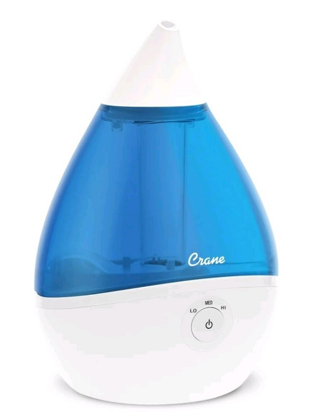 Crane Droplet Ultrasonic Cool Mist Humidifier, 0.5 Gallon, 15 Hour Run Time, Opt